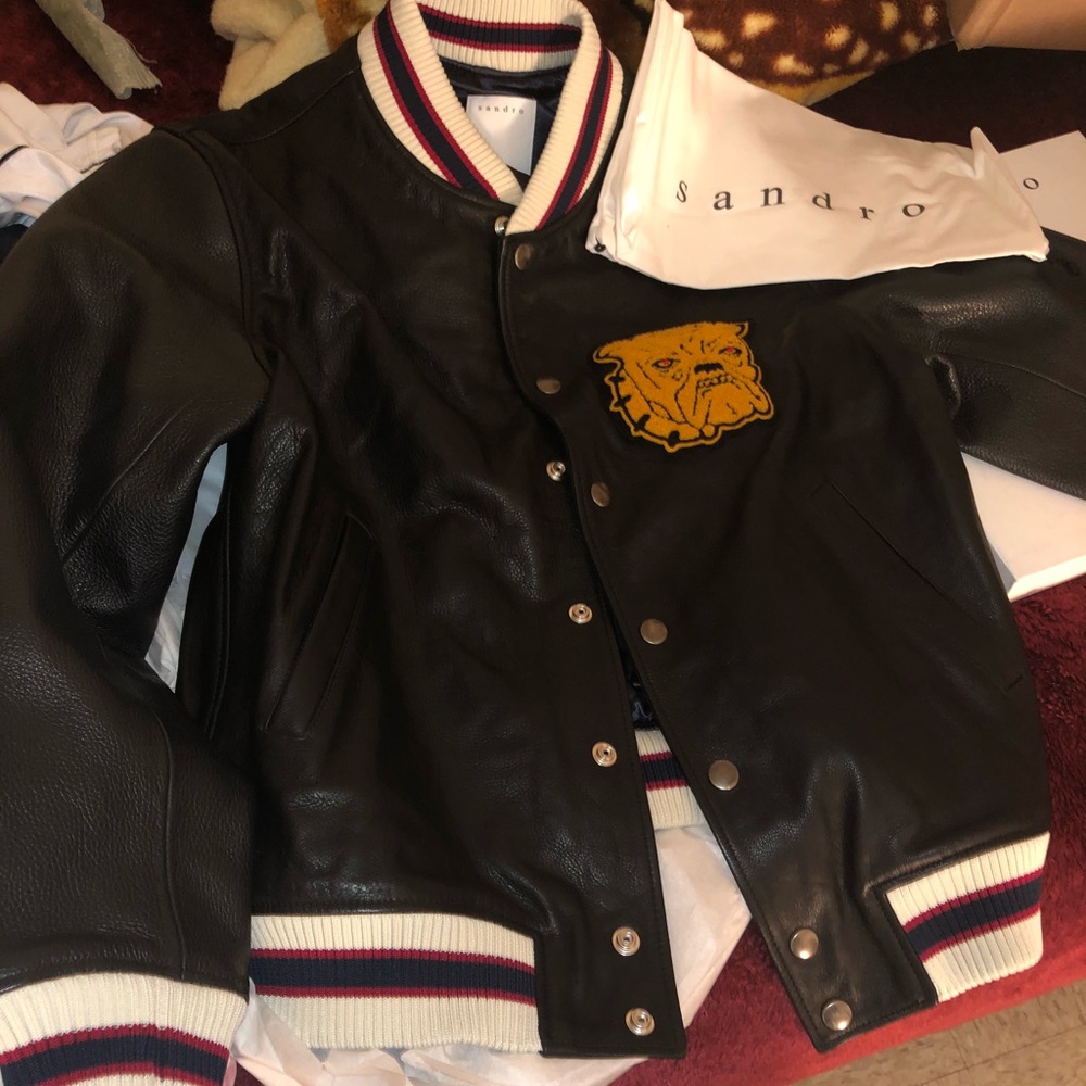 BUTTER SOFT LEATHER VARSITY JACKET